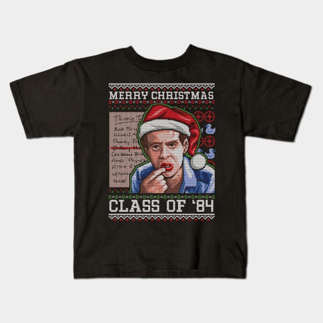 Merry Christmas Class of '84 Kids T-Shirt by Punksthetic